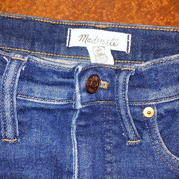 EUC Women’s Madewell 10” High Rose Skinny Denim Jeans Sz 26 - Picture 3 of 10